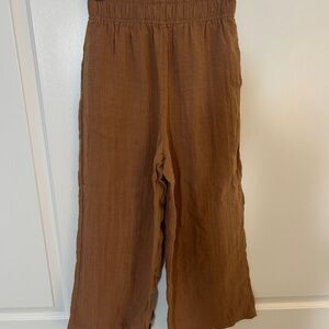 H&M Women's Wide Leg Pants - Brown